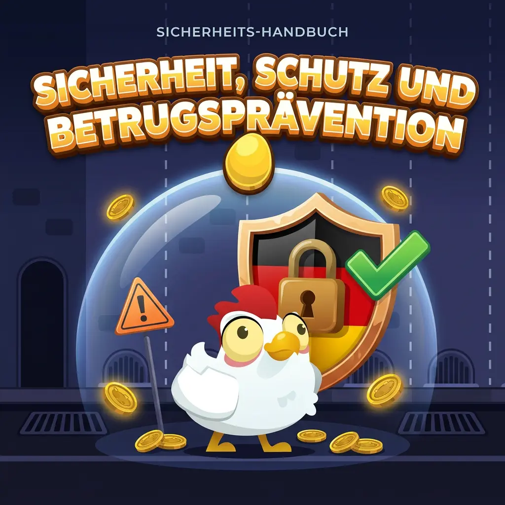 Sicherheit und Schutz chicken road